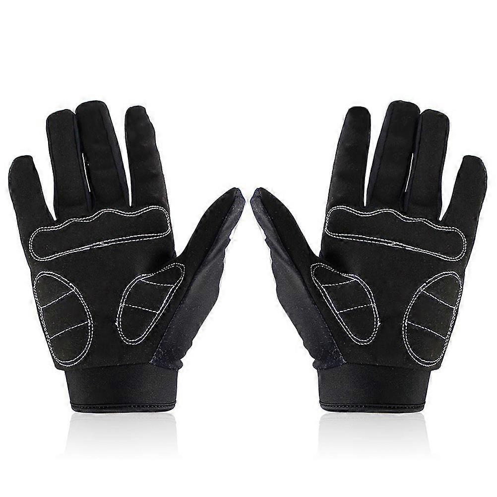 Riding Gloves Skeleton Pattern Full Finger Gloves Cycling for A Pair