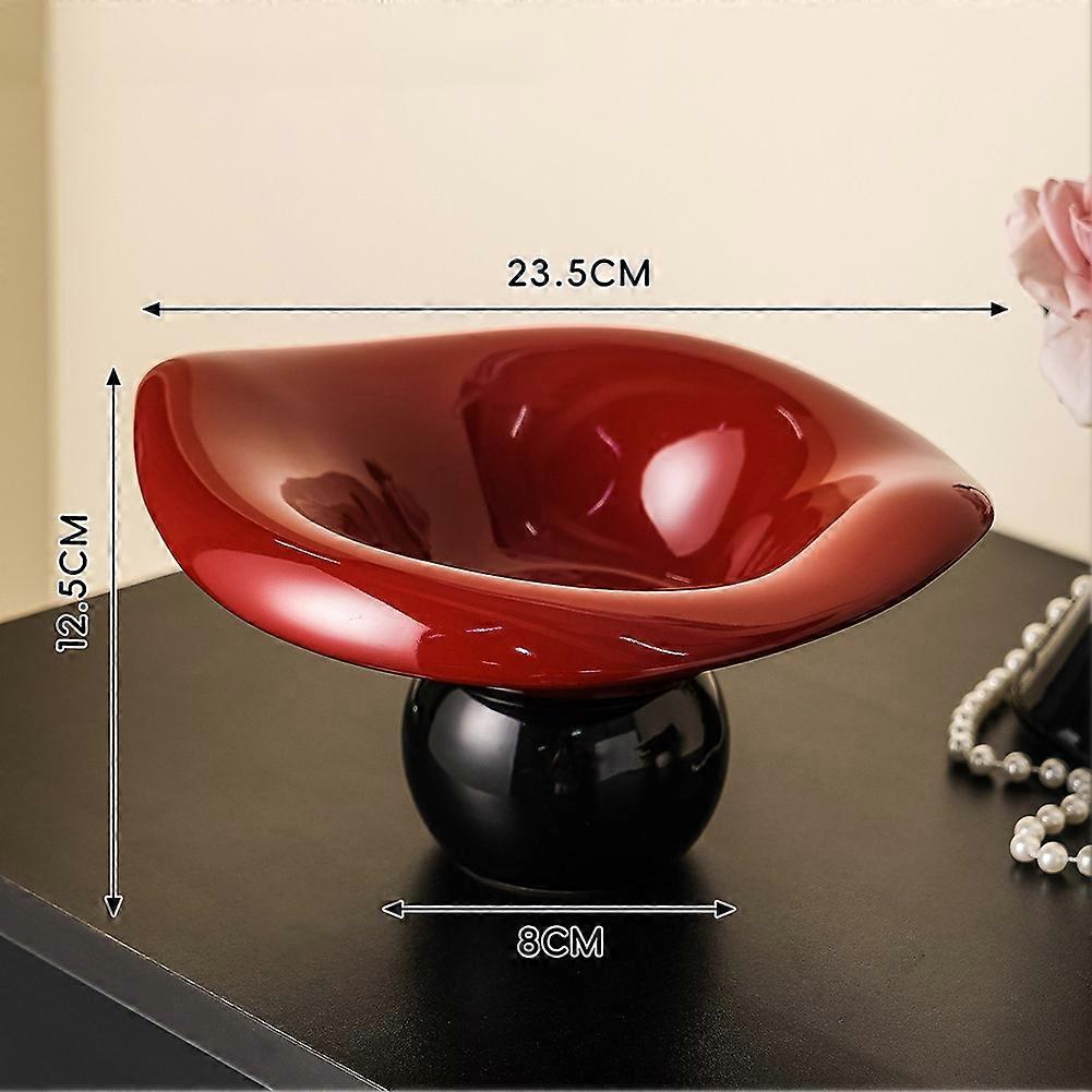 Fruktskål i pidestall - Elegant keramisk fruktskålholder til middag og bryllup