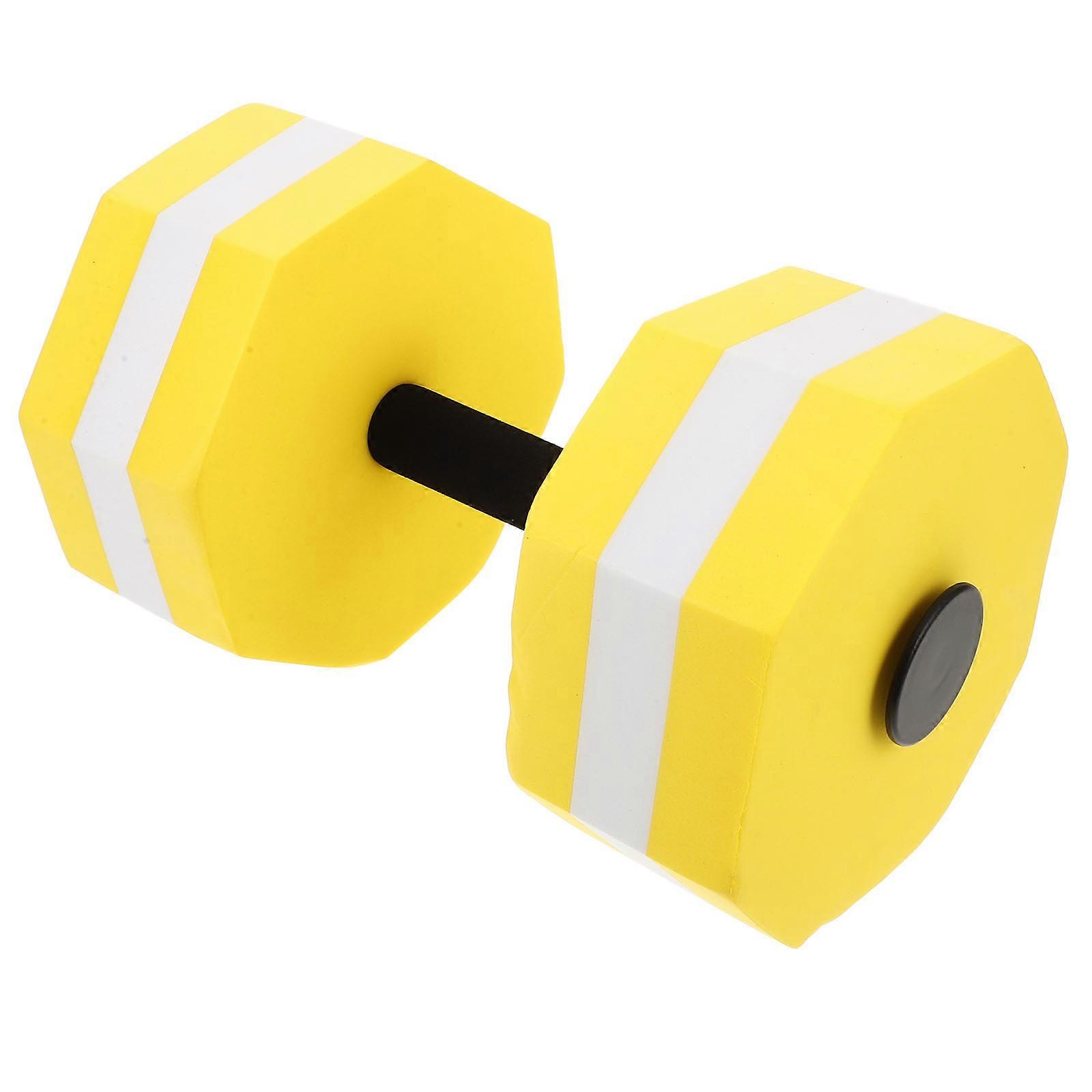 Pool Dumbbell Weight for Water Exercise Yellow Eva Exercise Accessory