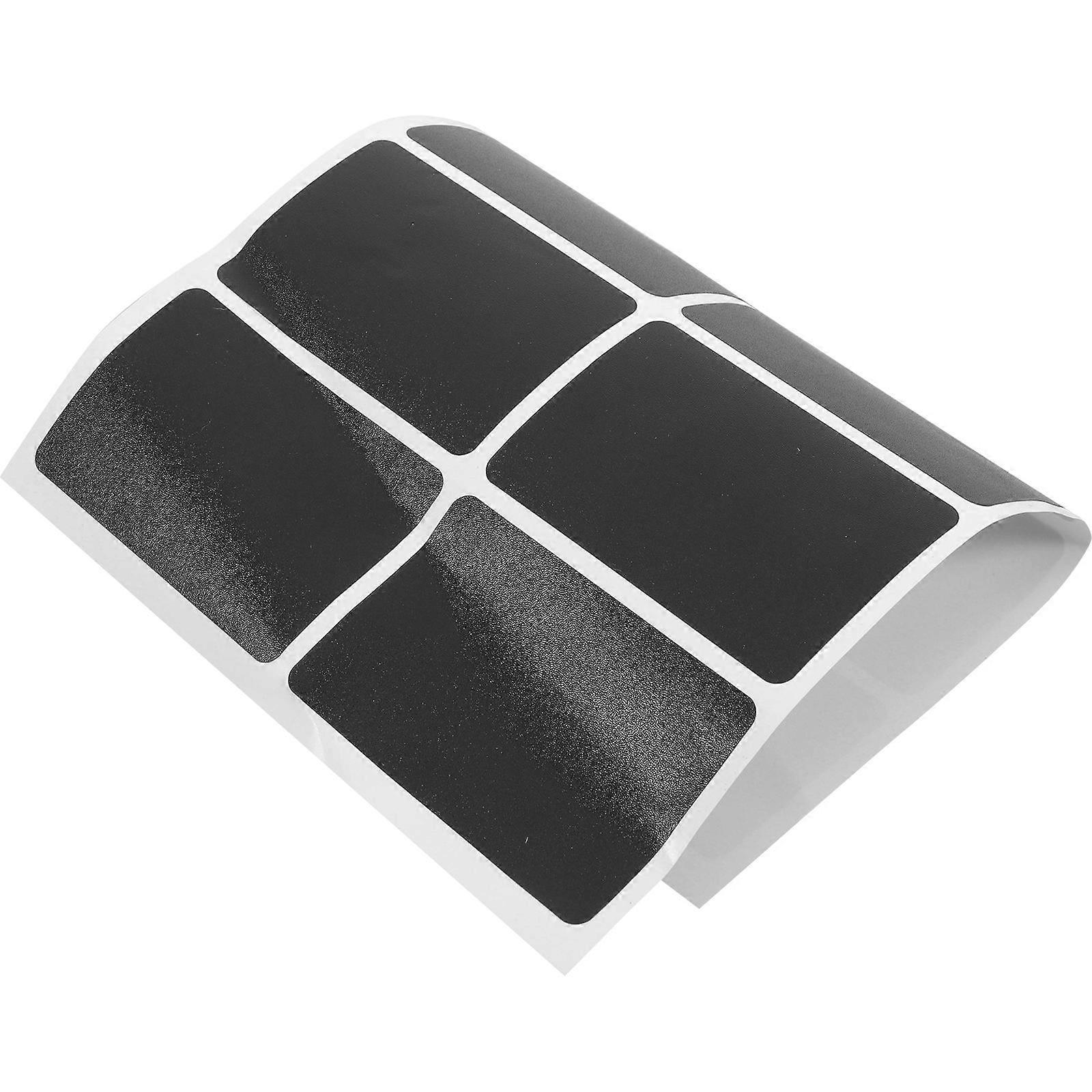 Erasable Blackboard Labels Rectangle for Chalk Writing 1 Sheet Adhesive Sticker