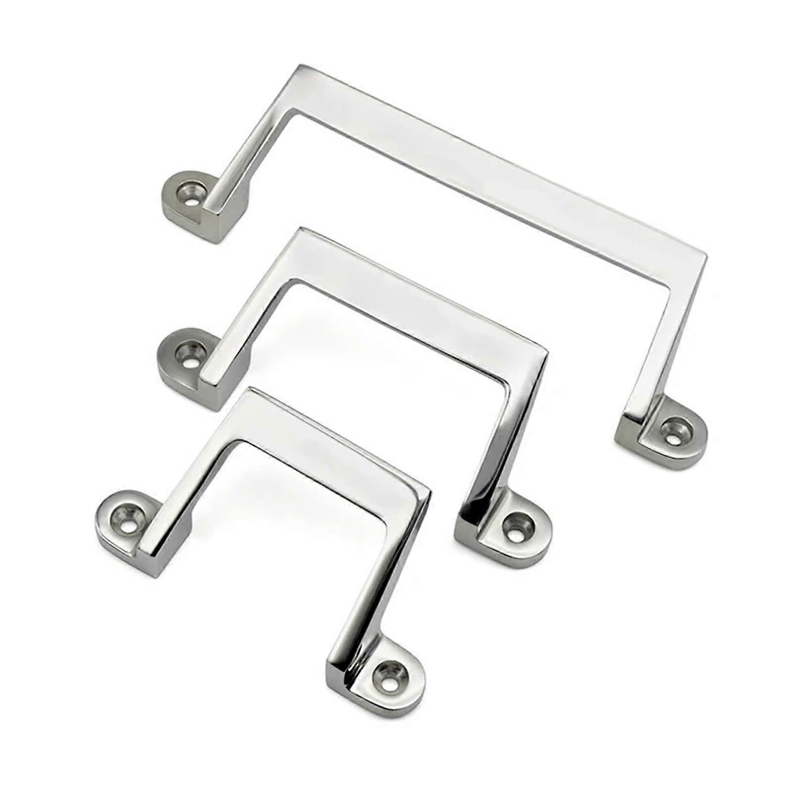 Stainless Steel Diagonal Pull Gate Handle for Gate Lock, Heavy Duty Replacement