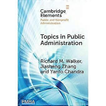 Tópicos em Administração Pública - Richard M. Walker