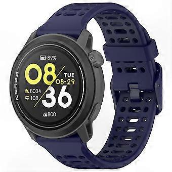 Adjustable Silicone Sport Band for 3 Smartwatches, Midnight Blue, Unisex Replacement Strap