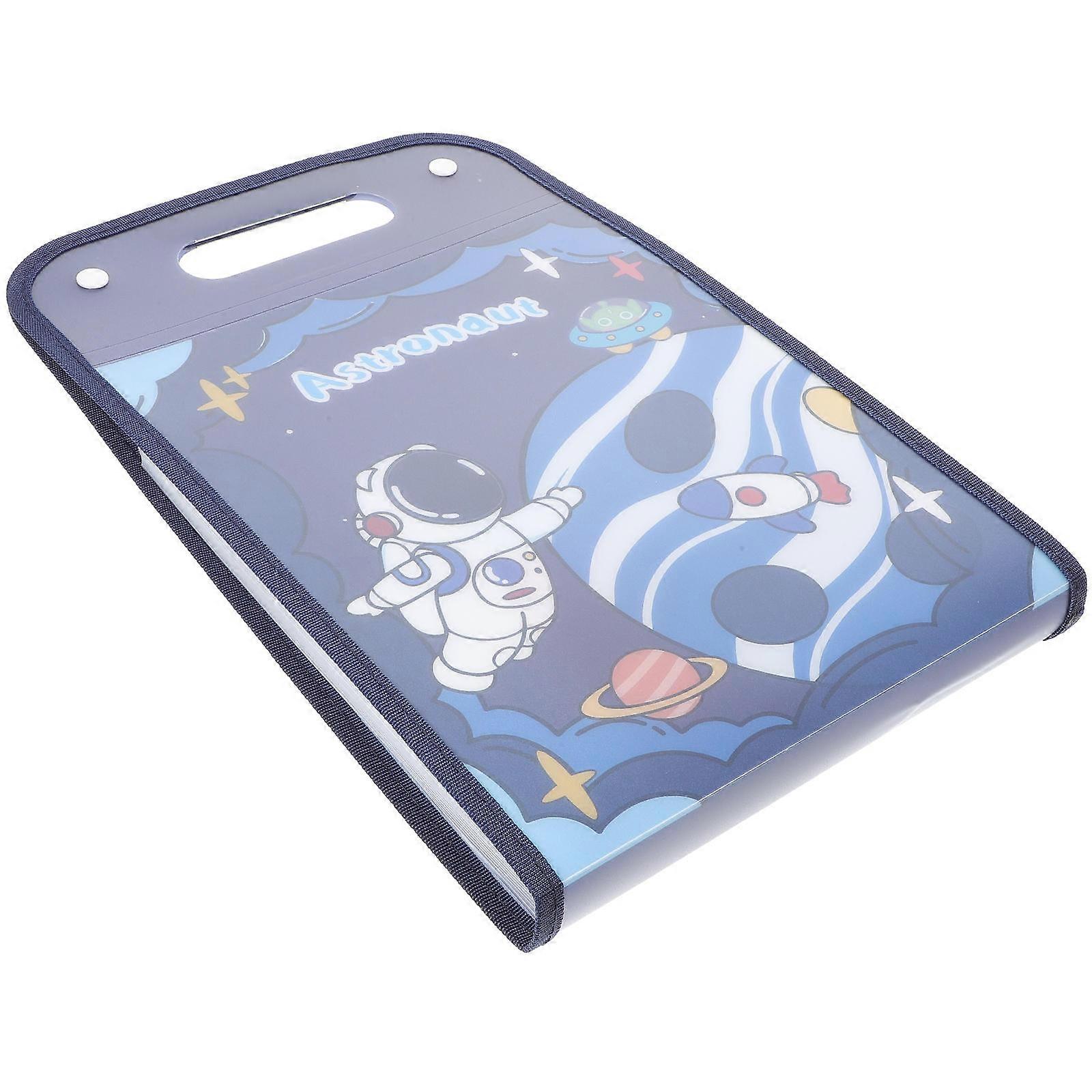 Cartoon Accordion Bag Large Capacity Function with 13 Compartments