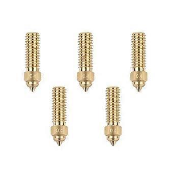K1/K1 MAX Nozzles, Brass Nozzles with Wear Resistance, Wide Applicability compatible with PLA/ABS///PEKK/PSU 3D Printers