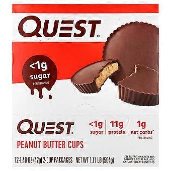 Quest Nutrition, Peanut Butter Cups, 12 Packages, 1.48 oz (42 g) Each