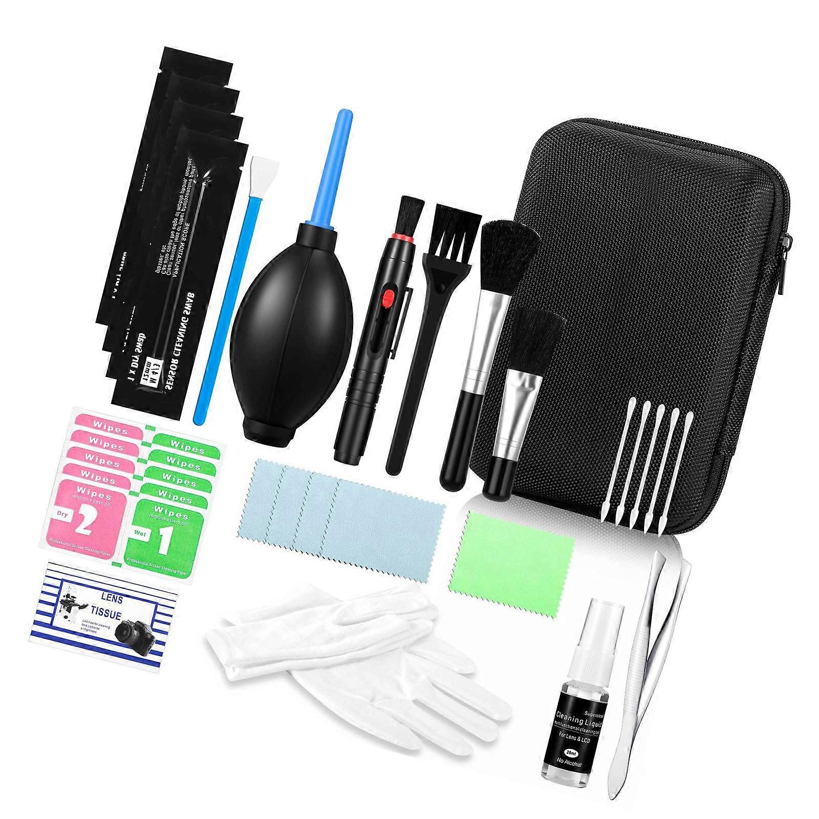 Basic Camera Care Kit Contains Mild Cloth Air Blower For Consistent execution Multicolor