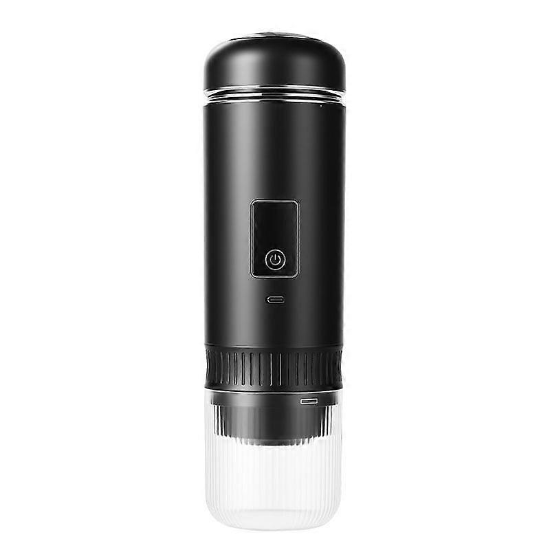 black Heated Portable Coffee Brewer