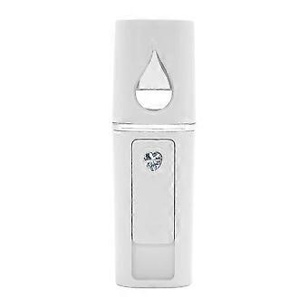 Nano Facial Mister 20ml Draagbare USB Gezichtsstomer, Automatische Koelnevel voor Huid & Wimpern - Wit
