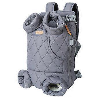 Winter Pet Dog Backpack Thicken Warm Cat Backpack Hands Free Portable Travel Dog Carrier compatible with Small Dogs Windproof Safety Pet Bag
