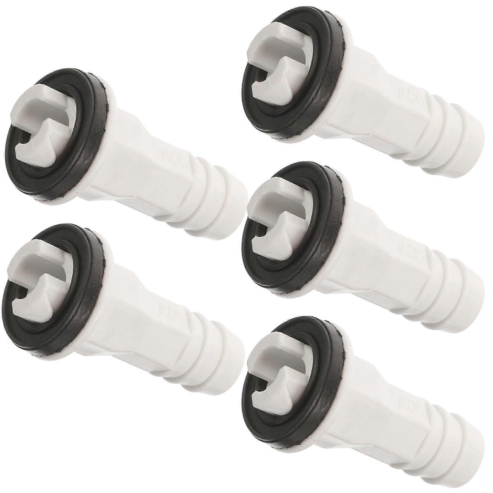 5Pcs Ac Drain Hose Connector Split Unit Adapter 15mm Window Ac Unit Fitting