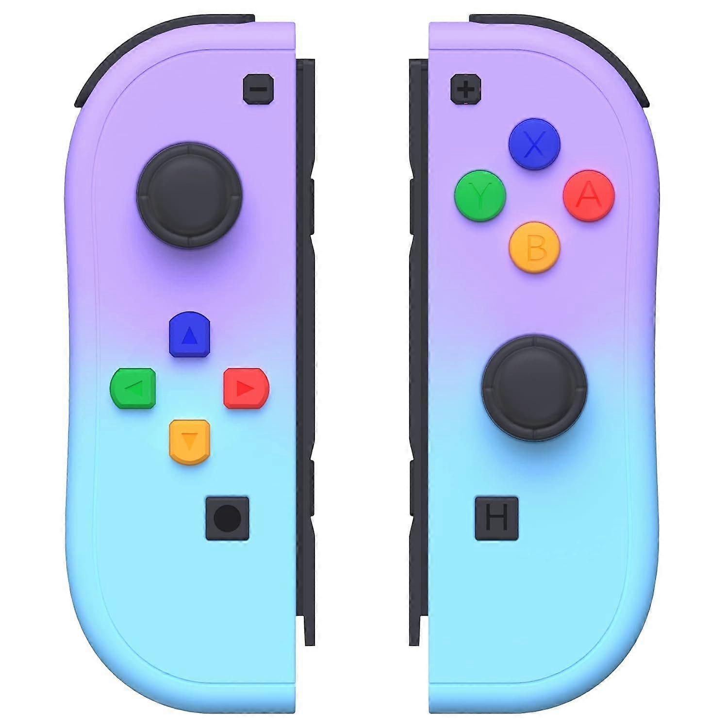 Joycon Controller Compatible with Switch, Wireless Joy Cons Replacement for Switch Controller, Left and Right Switch Joycons Support Dual Vibration/Wa