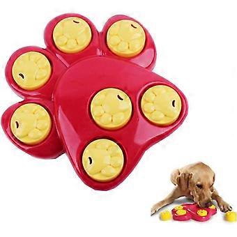 Heytea Pet Puzzle Toys Slow Food Basin Fun Eating Footprints Treasure Hunt Training Toys - -