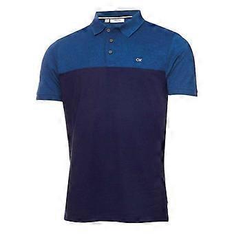 Polo de golf Calvin Klein para hombre con bloques de color