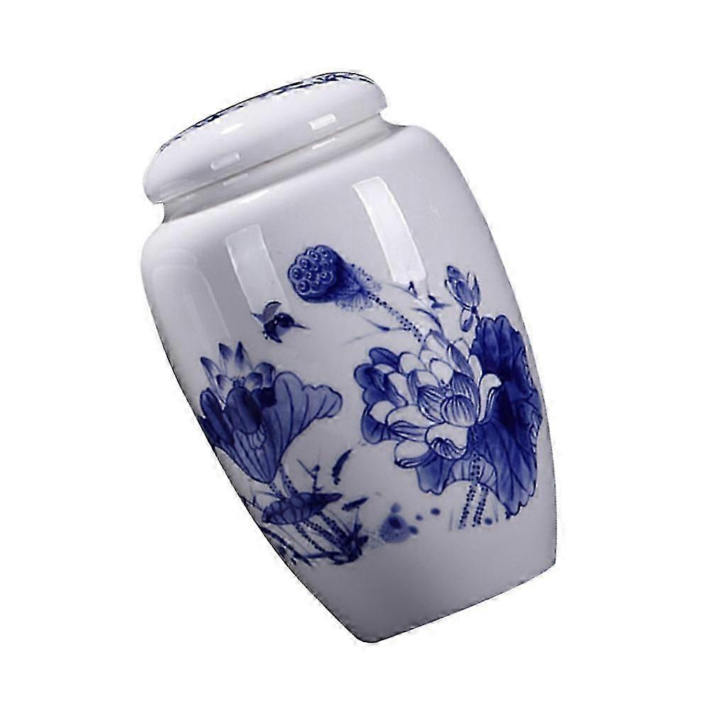 Ceramic Storage Jar with Lid, Multi-Function Sealed Canister for Kitchen Pantry, Small Portable Food Coffee Tea Container