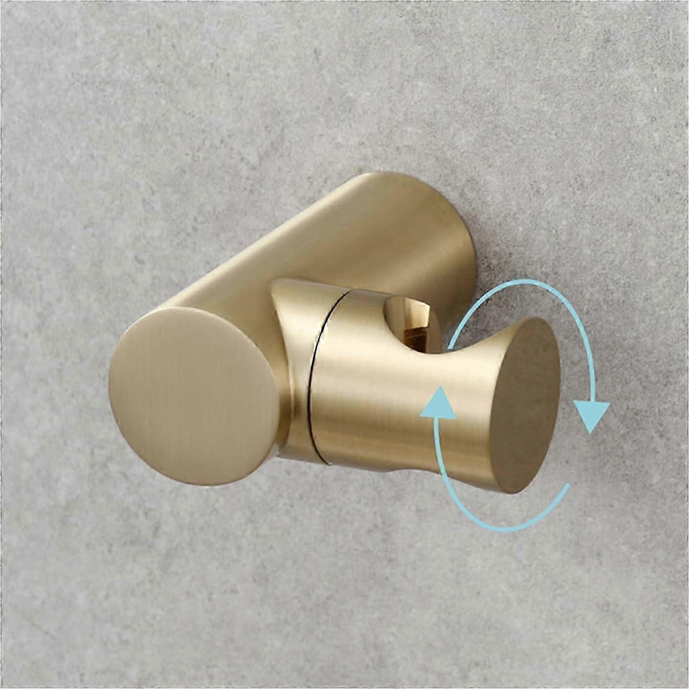 Shower Head Holder,Adjustable Handheld Brass Shower Head Bracket, Wall Mounted-Yvan