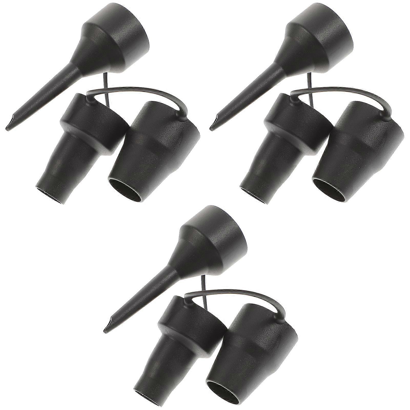 Plastic Nozzle Air Pump Nozzle Head for Air Pump 3Sets Replacement