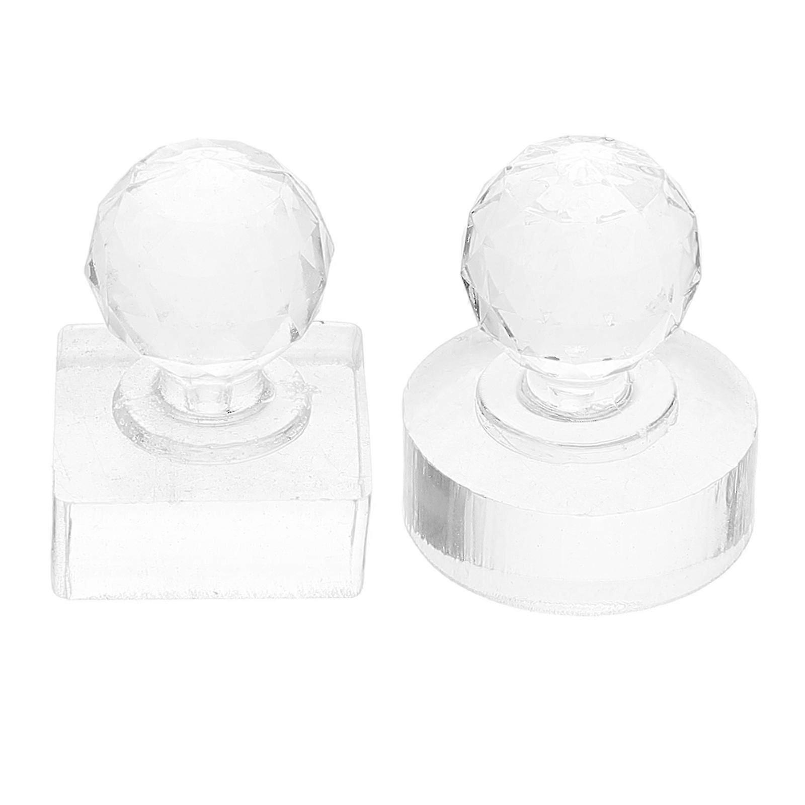 2Pcs Transparent Eyeshadow Pressing Tool for Makeup Tools Compact Set