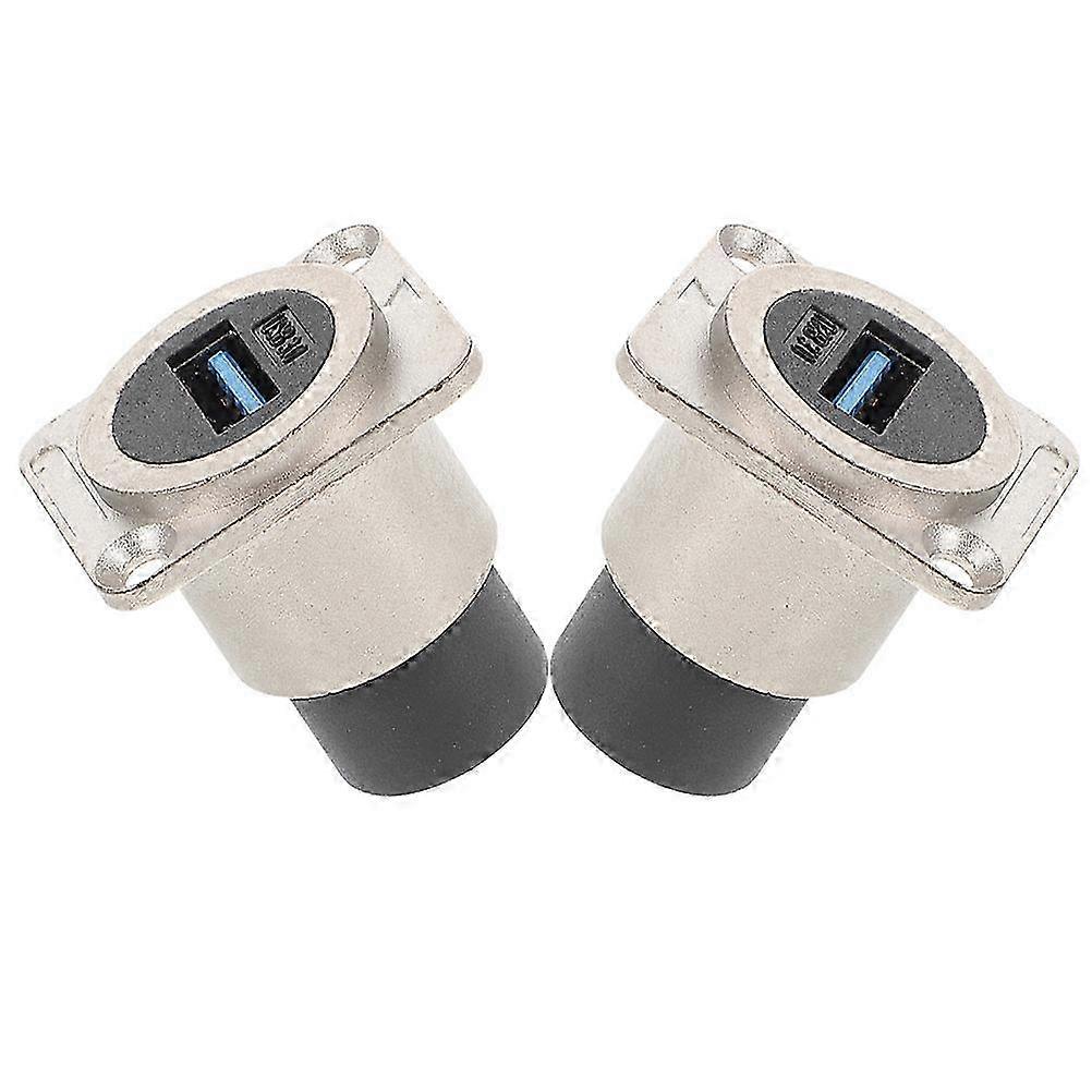 USB Bulkhead Connector USB 3.0 Panel Mount Coupler USB Flush Mount compatible with Replacement