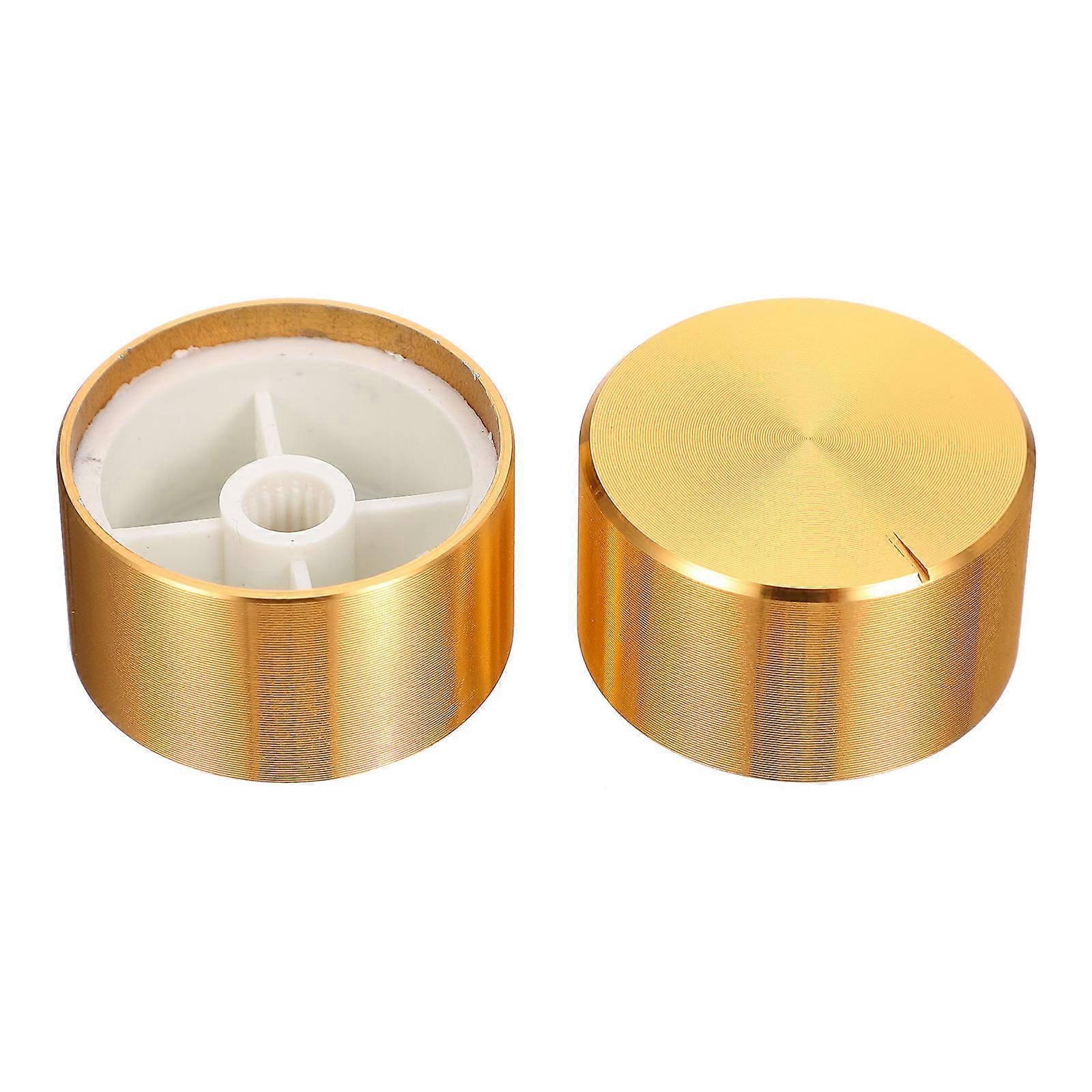 2Pcs Professional Electric Guitar Bass Volume Knobs Potentiometer Knobs
