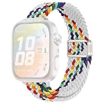 Braided Nylon Strap Compatible For Huawei Watch Fit 5 / Fit 5 Pro / Fit 4 / Fit 4 Pro / Fit 3 , Magnetic Buckle Woven Loop Replac