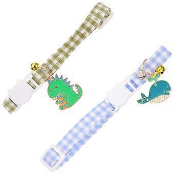 Kitten Collar with Bell Adorable Cat Collar for Pet Use 10Pcs Decorative Set