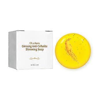 Ginseng Anti-Cellulite Slankende Såpe, Bad Rensing, Fuktighetsgivende, Oppstrammende og Toning Badesåpe
