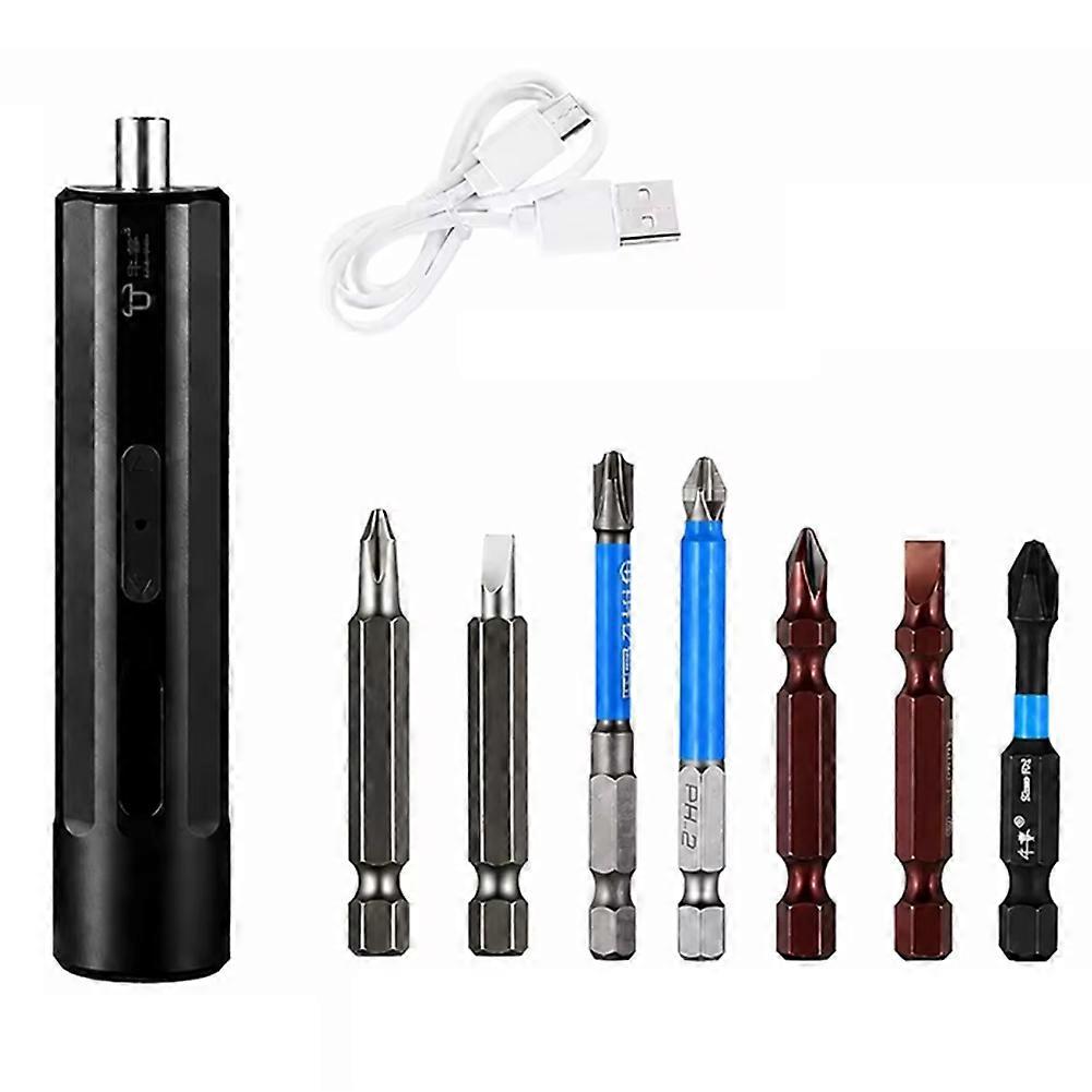 8pcs Multi-Functional Hand-Held Automatic Charging Mini Screwdriver Compact and Effort-Saving Electric Screwdriver Set