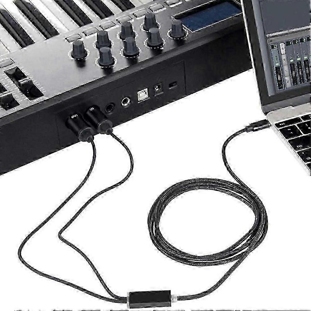 Interface USB MIDI pour orgue et ordinateur avec LED