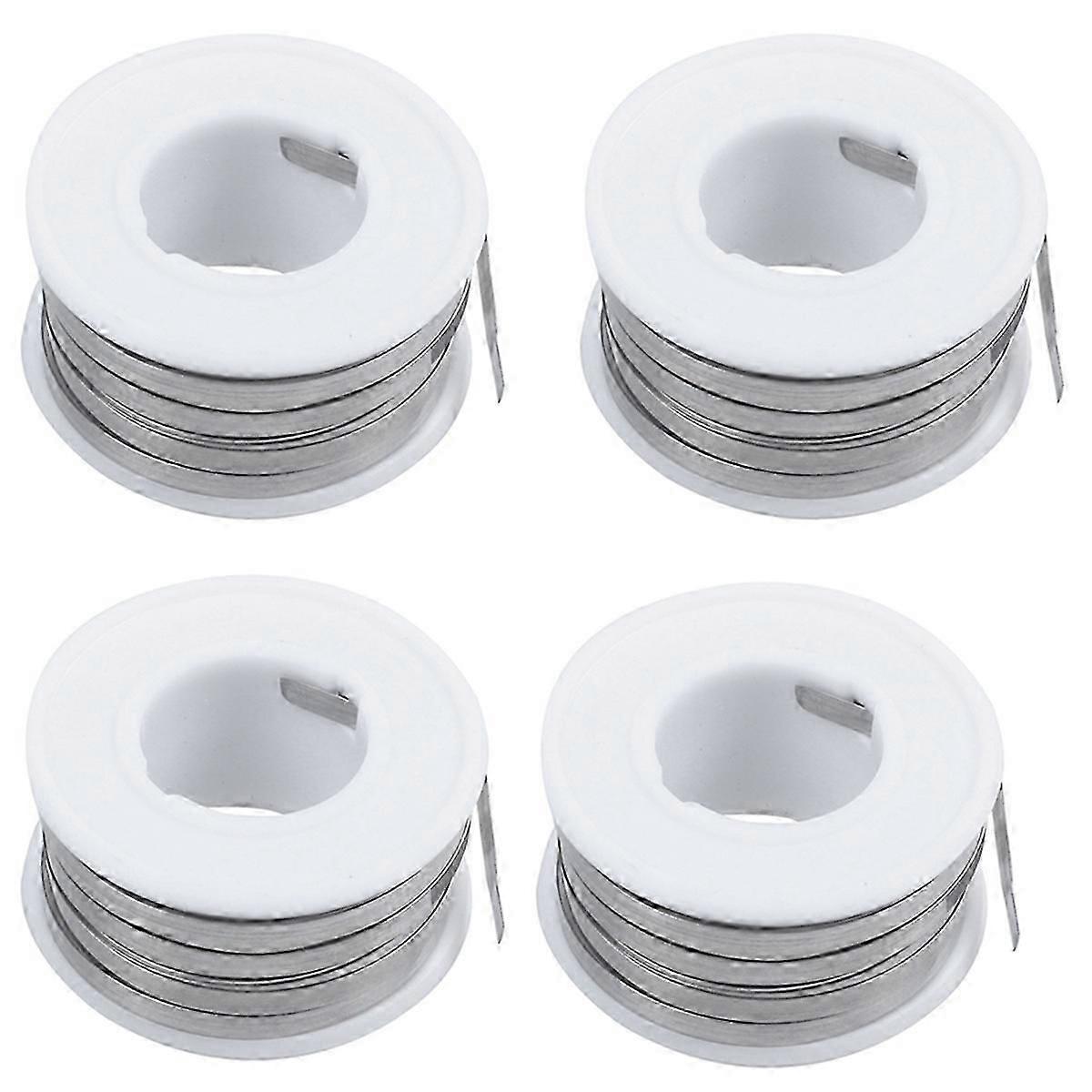 4pcs 7.5M 24.6Ft 0.2X3mm Nichrome Flat Heater Wire for Heating Elements