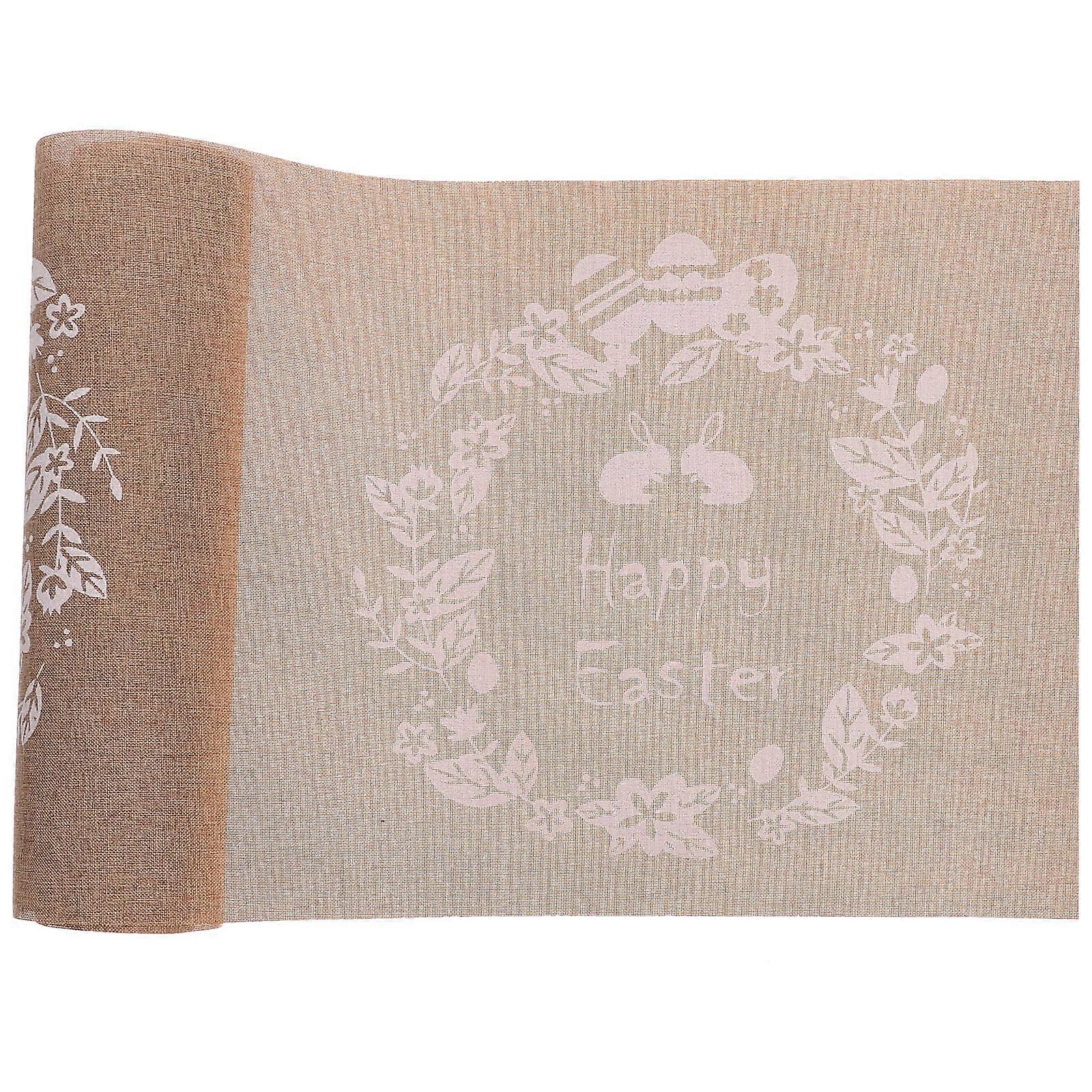 Easter Tablecloth Easter Theme Pattern Table Cover for Home
