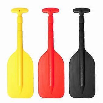 Remo ajustável para caiaque, rafting e canoagem, feito de plástico resistente e liga de alumínio, com comprimento ajustável de 53 a 108,5 cm.