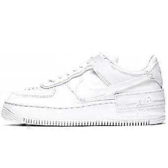 Nike Air Force1 Shadow Low Synthetic Leather Comfortable Lightweight Low top Skateboard Shoes Women's White CI0919-100