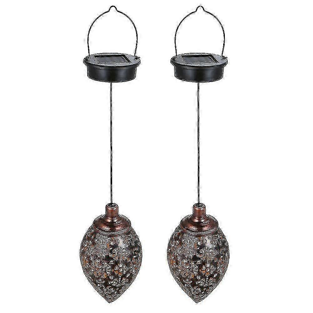2 Pack Solar Garden Lanterns
