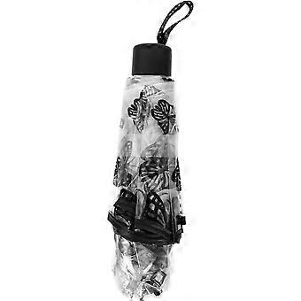 Travel Everyday for Black, Folding and Use Sun Compact Lightweight Zinc Alloy Material Protection against Rain Modern and Fashionable Design for Handb