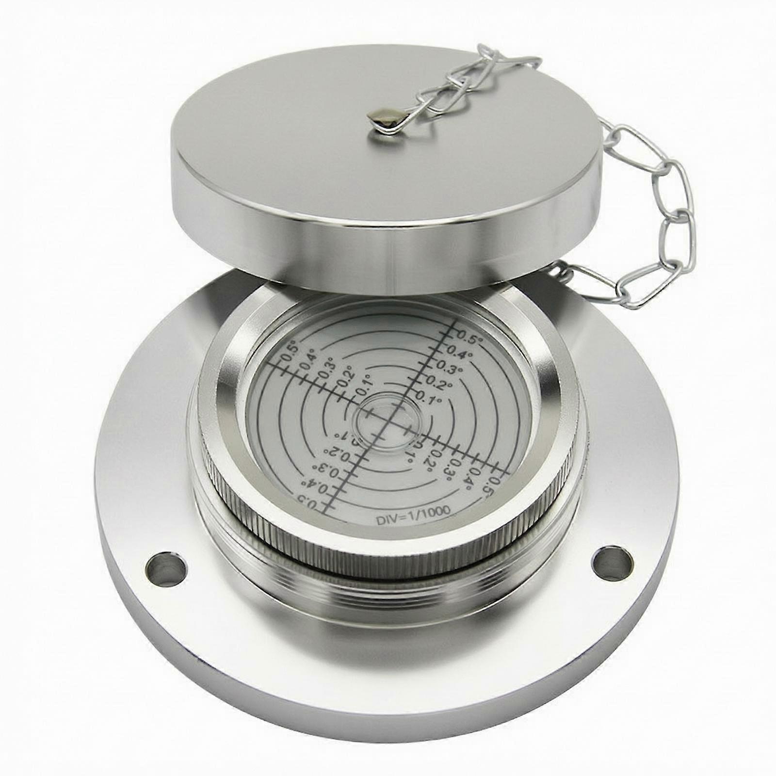 Circular Level with Cover High Precision Circular Bubble Level Metal for