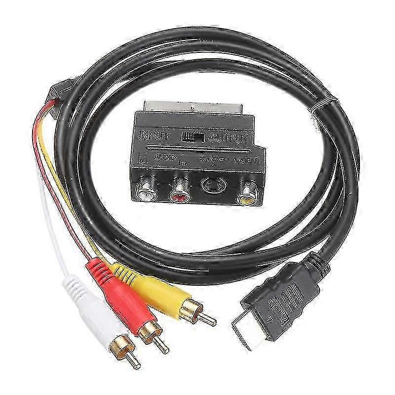 SCART to Triple RCA Adapter