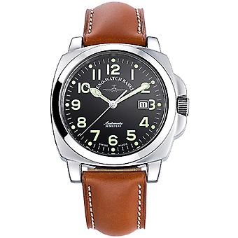 Zeno offround Automatic Analog Men's Watch with Cowhide Bracelet 3554-B