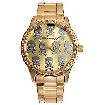 Watch bracelet ms mark maddox Watch for Women Analog Quartz with stainless steel bracelet plated in gold MM0002-97