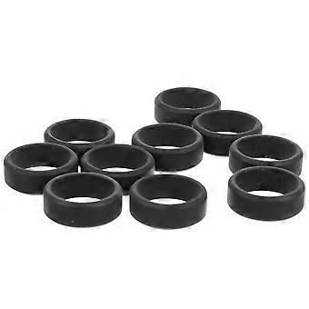 Wear-Resistant Silicone Ring for Outdoor Sports with 10Pcs Finger Rings