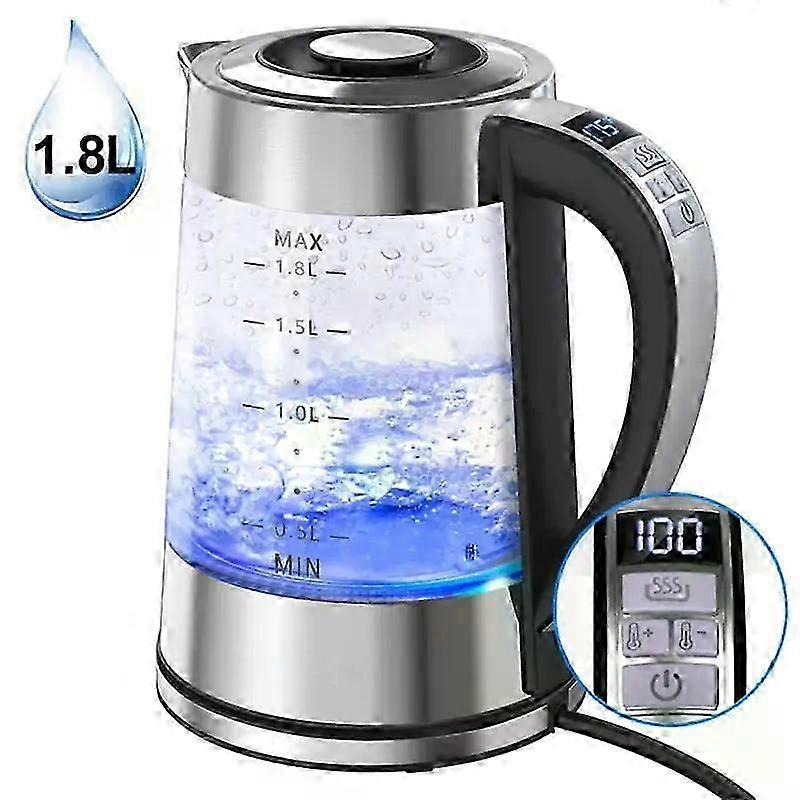 Transparent Electric Kettle with Insulation and Fast Boiling