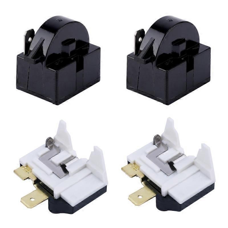 Quick Mount Compressor Thermal Overload Protector with Enhanced Durability Plastic Texture for Prolonged Appliance Life