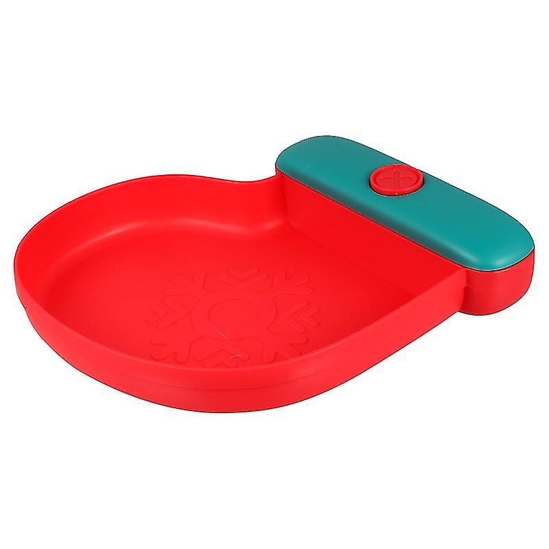 20.2X19cm Red Serving Trays 1pc Christmas Boots Shape Candy Serving Adorable Tray Fruits Plate Table