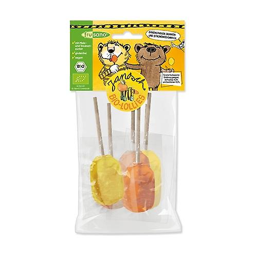 Organic orange and lemon lollipops 60 g (Orange - Lemon)