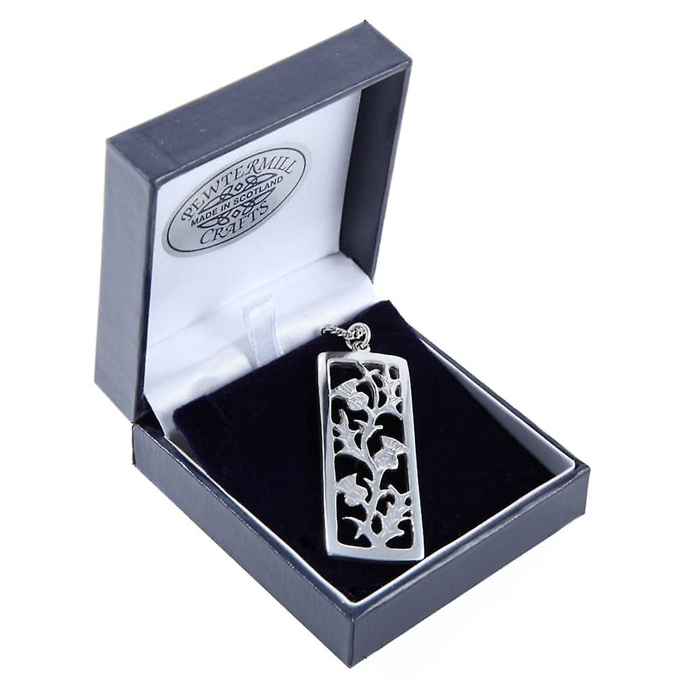 苏格兰矩形甲壳虫皮尤特吊坠