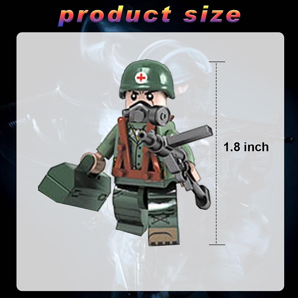 Lot De Figurines Militaires Panda – WW2, échelle 1/35 – Mixte Soldats Et Police – 10 Cm