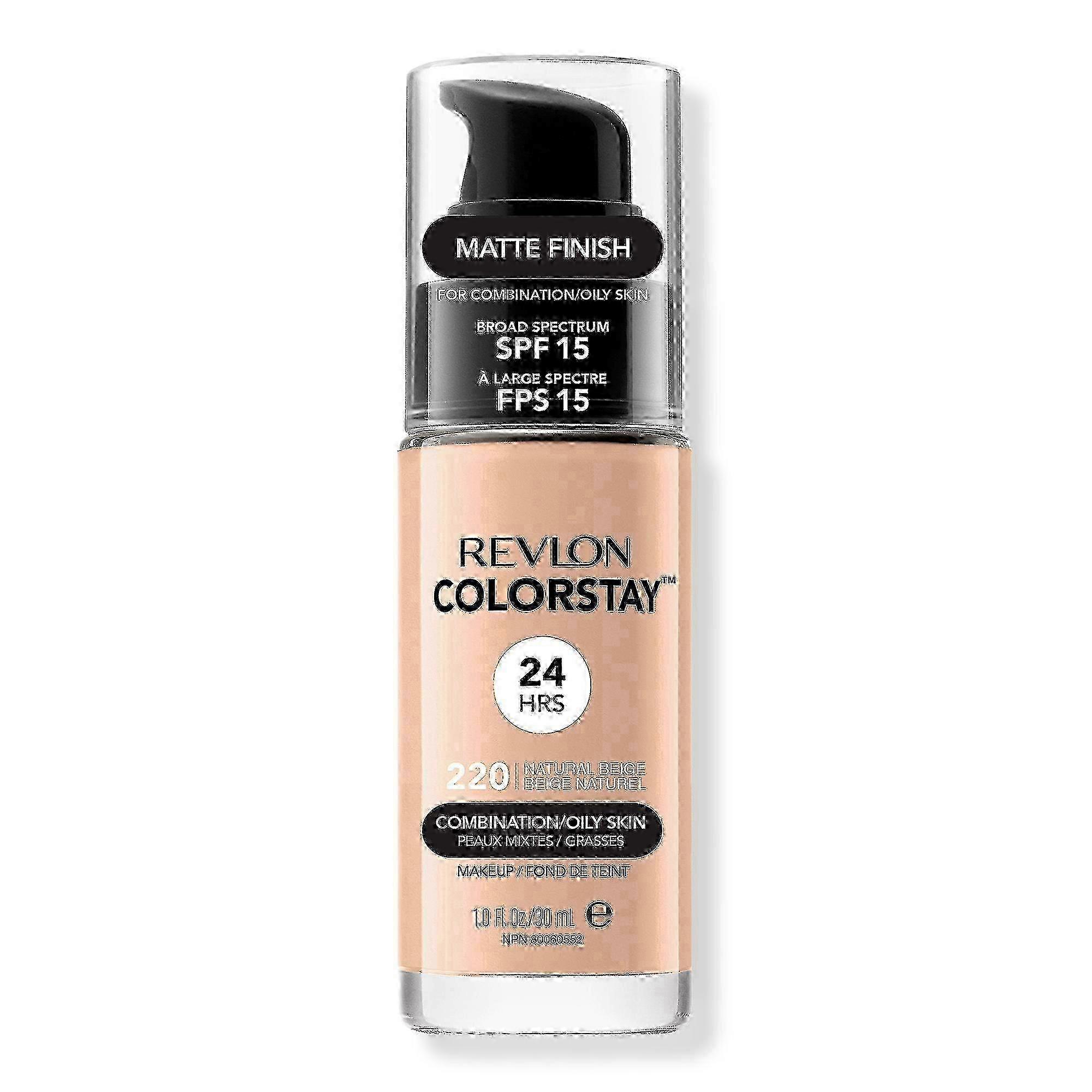 Revlon Colorstay Makeup For Combo/oily Skin, 220 Natural Beige, 1 Oz