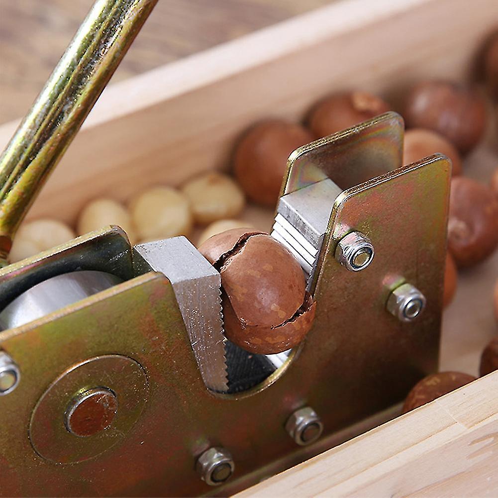 Walnut Tool Macadamia Opener Kitchen Nut Cracker With Handle Peeling