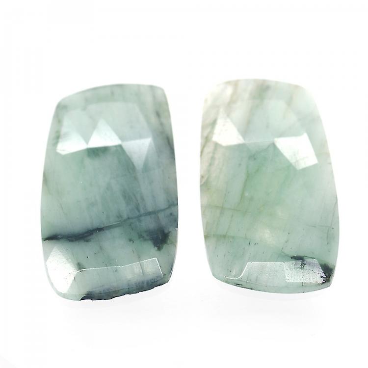 35.47ct Set Emerald Fancy Rose Cut awo70