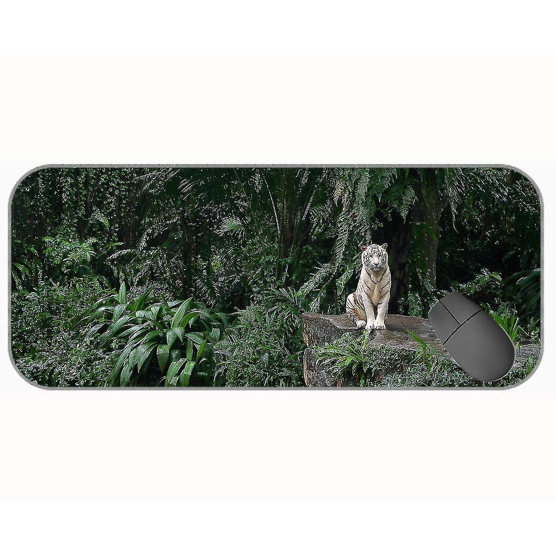 (750x300x3) Pad World Of Building Extence, Planter White Tiger Tiger Rainforest Non Slip Rubber